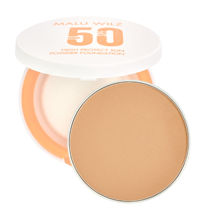 High Protect Sun Powder Foundation No60 Refill SPF50 Malu Wilz compact