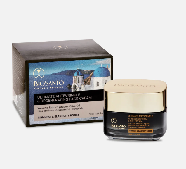 Biosanto Ultimate Antiwrinkle & Regenerating Face Cream Ενυδατική Κρέμα Προσώπου κατά των Ρυτίδων με Αναζωογονητική Δράση 50 ml