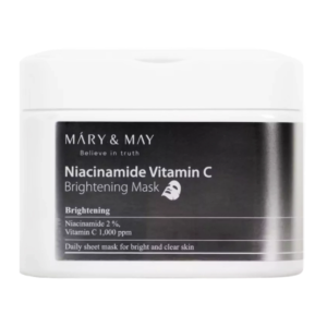 Mary & May Niacinamide Vitamin C Brightening Mask 30 τεμάχια μάσκες προσώπου λάμψης
