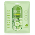 JIGOTT Cucumber Real Ampoule Mask ενυδατική μάσκα προσώπου
