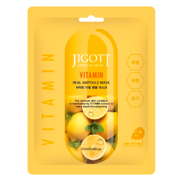 JIGOTT Vitamin Real Ampoule Mask Μάσκα Προσώπου 27ml