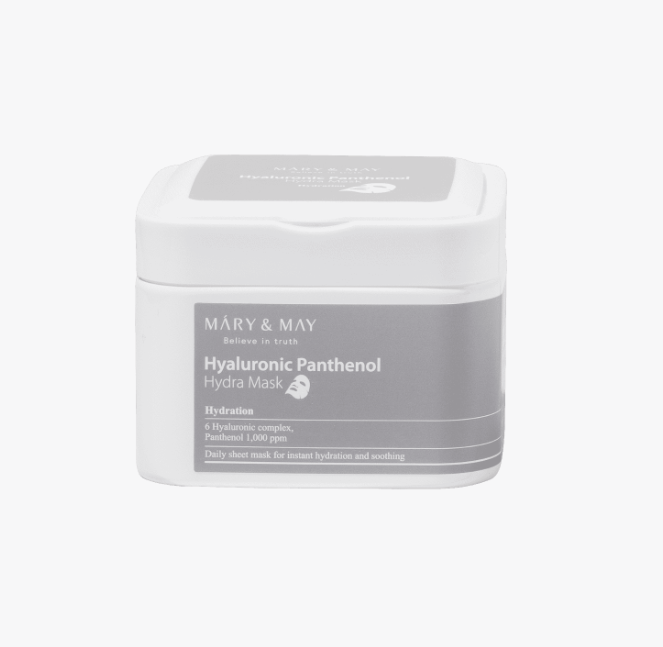 MARY&MAY Hyaluronic Panthenol Hydra Mask 30pcs – Ενυδατική Sheet Mask Προσώπου